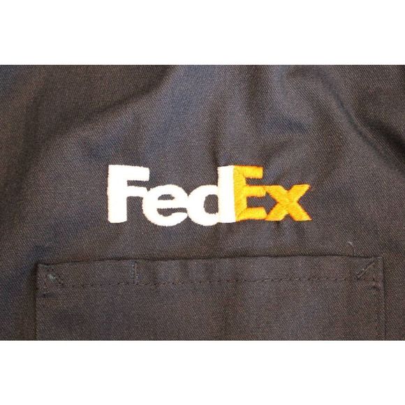 FedEx VF Imagewear Size 52-LN Short Sleeve Zip Coveralls 30" Inseam - Picture 3 of 8